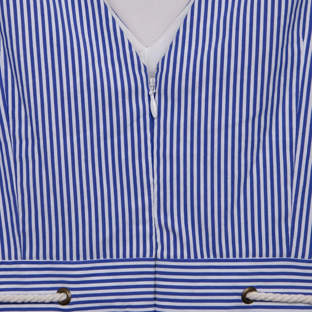 J. Crew nautical striped sleeveless sheath dress-00